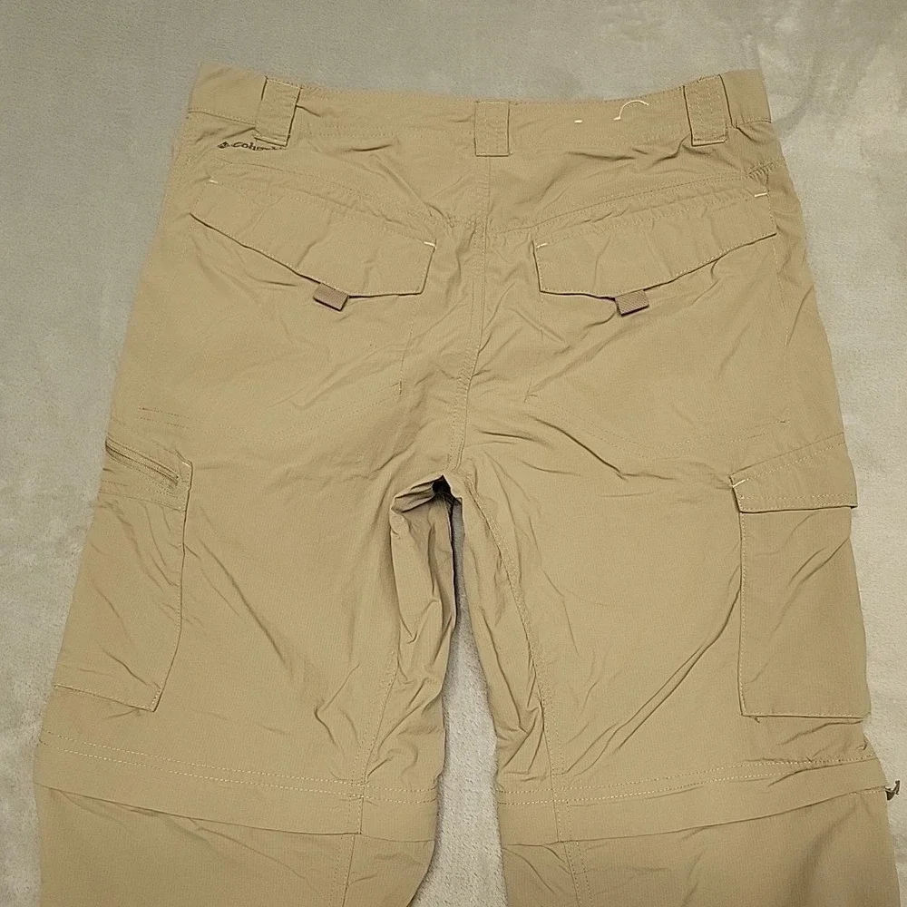 Columbia Cargo Pants Men 32x30 Silver Ridge Convertible Hiking Fishing Utility.